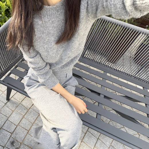 ROMI STUDIO“格雷高知”牦牛绒绵羊毛混纺软糯套头毛衫RW24AS90937 商品图0