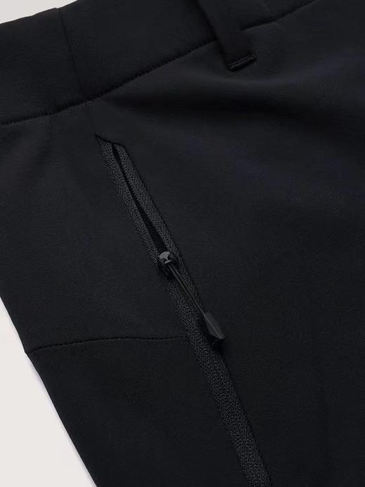 F011260户外运动登山徒步女款微喇防风加绒软壳裤 商品图11