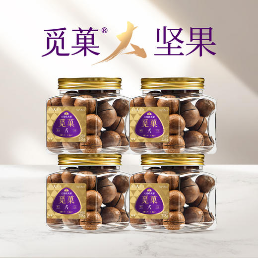 品牌直发 觅菓 原味夏威夷果 258g/罐x4 商品图1