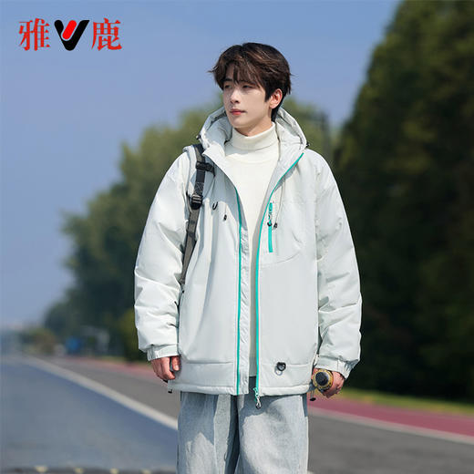 热卖中！！！雅鹿情侣款石墨烯山系冲锋棉服   透湿干爽 聚热锁温 商品图5