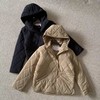 F011275女装25秋季新款菱形绗缝连帽棉服外套 商品缩略图0