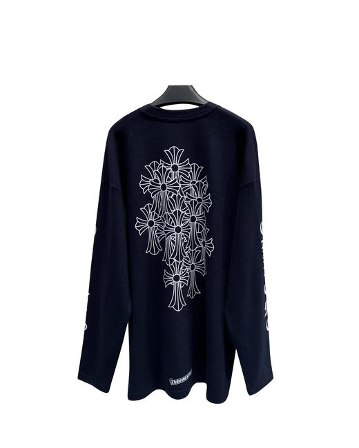 女款宽松印花长袖T恤la009 商品图1