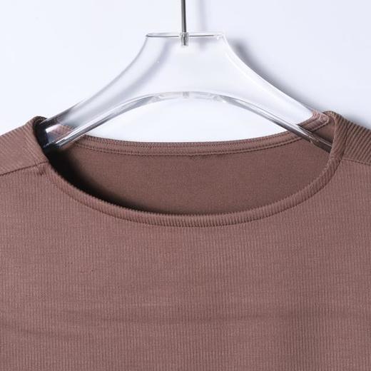 SDSA男士秋冬新款痞帅男装韩版简约条纹结构设计圆领长袖T恤百搭 商品图1