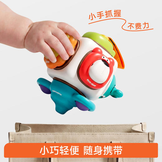 【春日趣玩FUN】曼龙mloong宝宝萌兽六面体男女孩早教益智多面体1-3岁趣味婴儿童玩具 商品图1