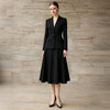 IWY/气质黑色西装套裙女高级感收腰职业装通勤两件套售楼部正装WCS371 商品缩略图2