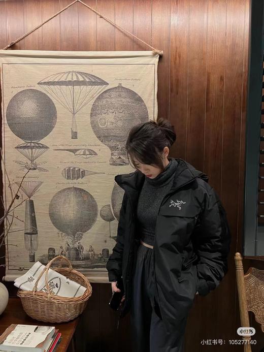 F011273硬壳压胶连帽滑雪羽绒服可拆卸帽子 商品图8