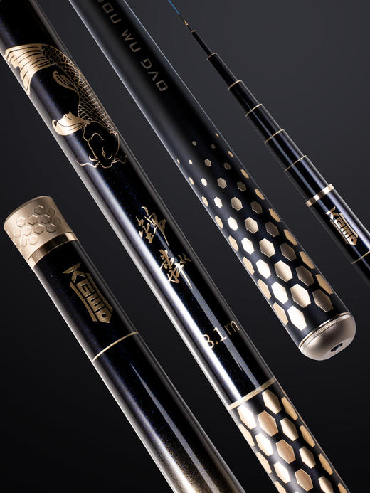 空鈎悟道轻量大物竿 锦粼 老款一代（瑕疵品不退不换，无原包装和无杆袋介意者慎拍） 商品图0