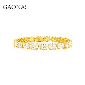 GAONAS  经典蛋形璀璨臻奢白手链11910SGO