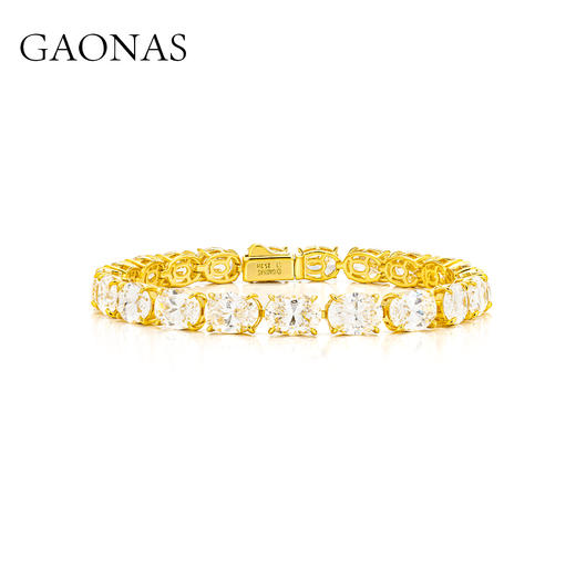 GAONAS  经典蛋形璀璨臻奢白手链11910SGO 商品图0