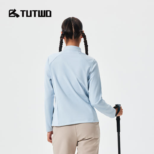 Tutwo|女式半拉链长袖T恤 TTAJN921744 商品图7