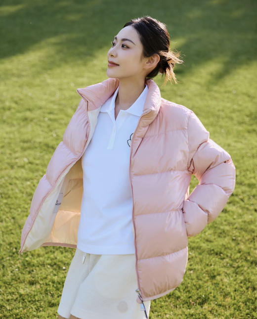 新款简约低调男女同款蒙口白鸭绒羽绒服 商品图2