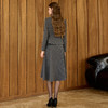 IWY/高级感翻领灰色西装套裙女修身收腰职业装商务通勤正装25CS869 商品缩略图4
