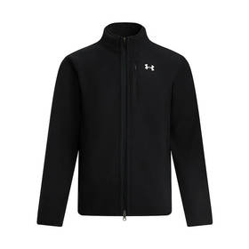 安德玛（Under Armour）摇粒绒夹克男装 2025冬季新款抓绒衣运动服户外保暖立领舒适外套