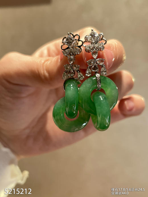 5215212，双环耳坠。具体价格微信咨询 商品图2