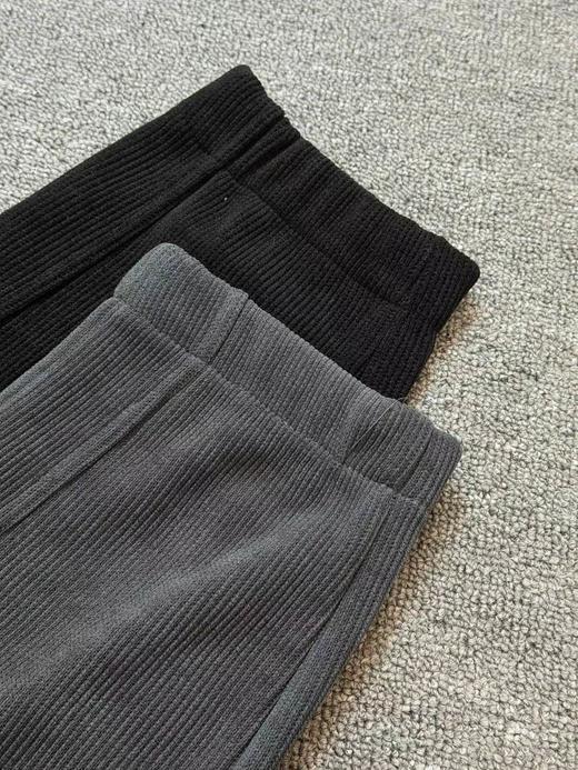 F011271男女同款加绒卫裤刺绣款加厚卫裤束脚裤 商品图4