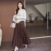 【林栖设计小店】宋瓷雅画|绵羊毛印花米白宽松新中式2026春新款毛织上衣1961049 商品缩略图0