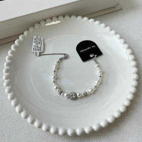 都市珍珠星芒手链单条 时尚优雅小众首饰配饰链条手链-纪念日百货门店同款168197687