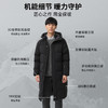 君羽800蓬羽绒服男女过膝长款连帽冬季新款加厚保暖极寒鹅绒服H52295羽绒大衣 商品缩略图4
