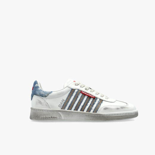 DSQUARED2 男士 Boxer系列 枫叶徽标休闲运动鞋 混色 SNM0443 01508443 M872 商品图0