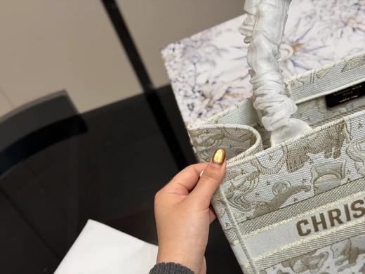 F011211新款超大容量布提花book tote女款购物袋配丝巾 商品图7