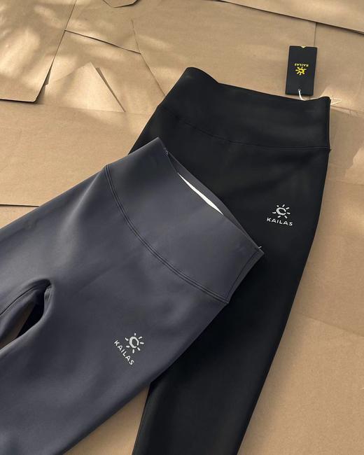 F011248女款厚抓绒裤中层保暖修身吸湿排汗户外运动瑜伽裤 商品图1