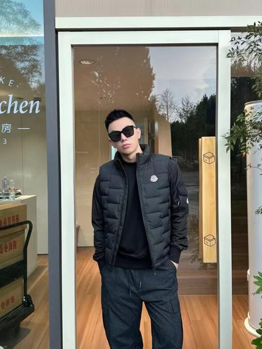 F011279新款休闲男士90绒立领绗缝羽绒马甲 商品图1