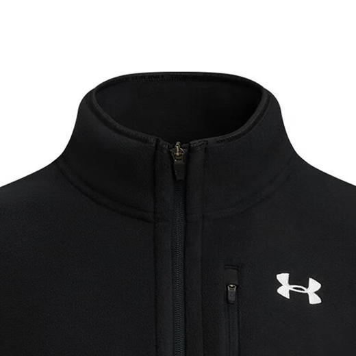 安德玛（Under Armour）摇粒绒夹克男装 2025冬季新款抓绒衣运动服户外保暖立领舒适外套 商品图2