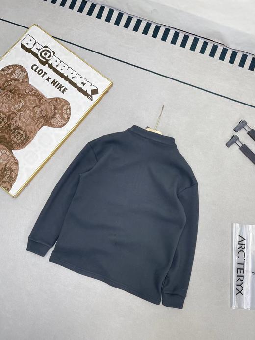 F011255户外新款弹力运动户外休闲加绒加厚半拉链打底衫长袖 商品图4