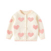 软糯感小爱心纯棉婴儿毛衣A类秋冬女童毛衣开衫针织婴儿开衫外套 商品缩略图4