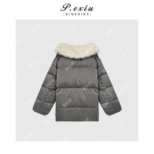 A002潘依绣丁丁宠粉冬季保暖时尚简约收腰羽绒外套Q2315 商品图1