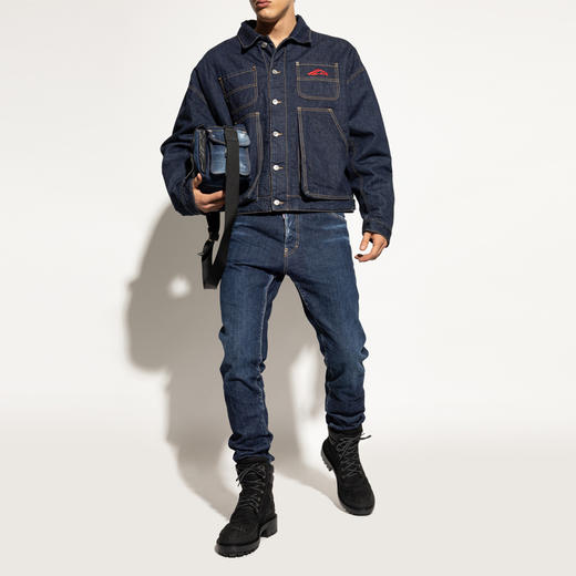 DSQUARED2 男士军用作战短靴 黑色 ABM0159 09708546 2124 商品图5