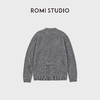 ROMI STUDIO“长期主义”100细腻绵羊毛弹力罗纹套头毛衣RWCWST7193 商品缩略图1