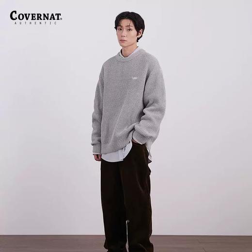 【春上新】【5折】6楼COVERNAT男女同款圆领针织衫吊牌价799折后价399 商品图3