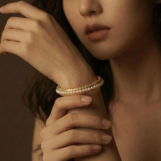 【石榴婆专享】“满天星”淡水珍珠手镯（可拆卸,一款多戴） 商品图2