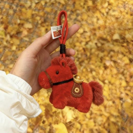 马上有钱元宝马包挂件钥匙扣车挂马年吉祥物红色饰品本命年小红马 商品图5