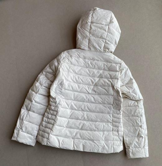 F011238秋冬甄选连帽轻薄排骨羽绒服女通勤休闲保暖外套 商品图7