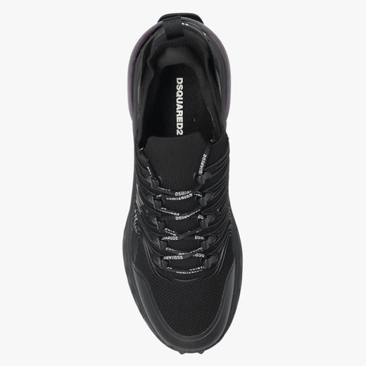 DSQUARED2 女士 Bubble系列 字母徽标休闲运动鞋 黑色 SNW0310 59208414 M1484 商品图2