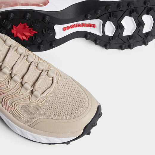 DSQUARED2 女士 Bubble系列 字母徽标休闲运动鞋 杏色 SNW0310 59208414 M4166 商品图4