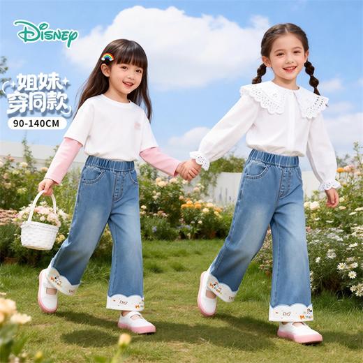迪士尼春季女童牛仔长裤ZD1FK008 商品图0