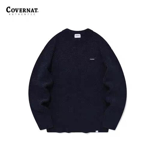 【春上新】【5折】6楼COVERNAT男女同款圆领针织衫吊牌价799折后价399 商品图0