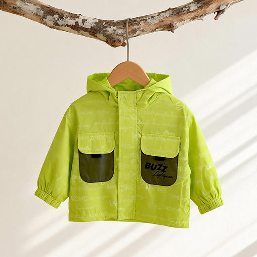 迪士尼快乐星球男童满印炫酷外套223DS0738 商品图4