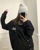 F011217百搭气质胸前刺绣字母针织开衫外套女款 商品缩略图8