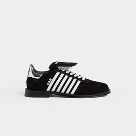 DSQUARED2 男士 Boxer Derby系列 枫叶徽标休闲运动鞋 白色+黑色 LUM0107 01508436 M1686