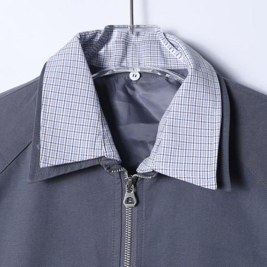 2613908SDSA男士秋冬新款痞帅男装潮牌褶皱拼接拉链翻领夹克外套百搭时尚 商品图2