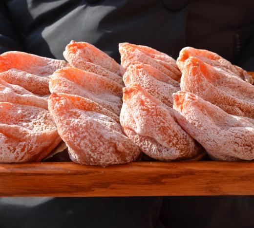 陕西富平流心吊柿饼 曹村马家坡大尖柿柿饼（6-112）预售 ２月５号停发---2月26号陆续发货 商品图3