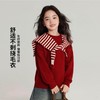 新年氛围制造机｜SIIJJEYY枝辑 「马上好运」亲子新年毛衣 软糯挺括，质感车厘子红/柚红色 男女同款 100-170码 商品缩略图9