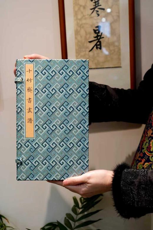 【重磅推荐】《十竹斋书画谱》，全16册，蝴蝶装，247*145mm，[明]胡正言辑，崇文书局2025年一版一印，定价3880，售价2288元。 商品图0