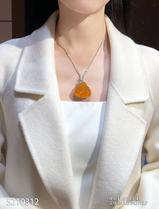 5210312，黄翡佛公吊坠。具体价格微信咨询 商品图4