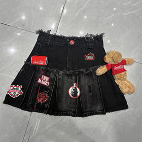 JCS重工可拆卸公仔牛仔短裙50930 秋季 026133300813