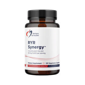 【效期至27年12月】复合红曲米辅酶meiQ10胶囊 designs for health RYR Synergy™ caps 120粒/瓶